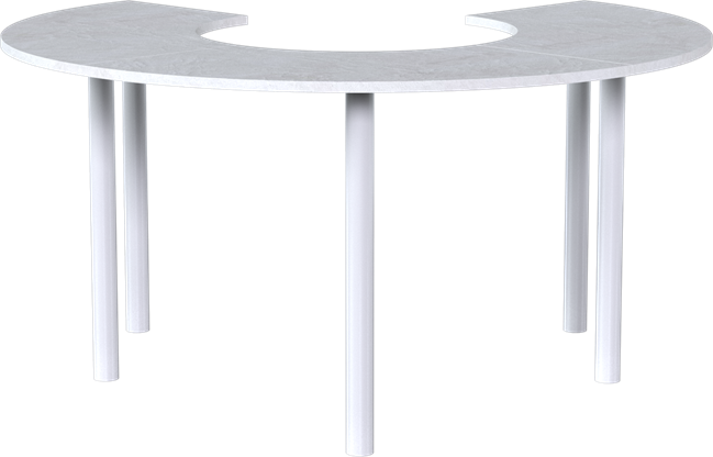 Pluto Bar Table - 3/4 Circle