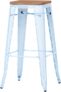 Tolix Timber High Stool