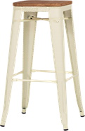 Tolix Timber High Stool