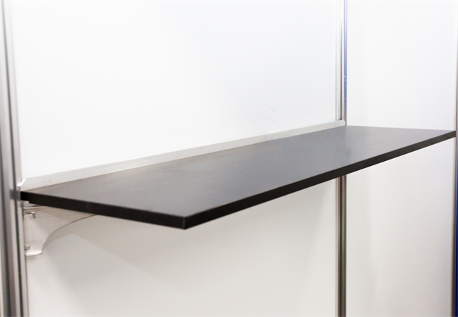 Shelf - 1.2m BLACK (300 x 1195mm ONLY) 4kg load limit