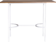 White Arc Bar Table - Rectangle