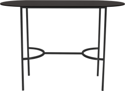 Black Arc Bar Table - Oblong
