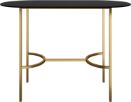 Gold Arc Bar Table - Oblong