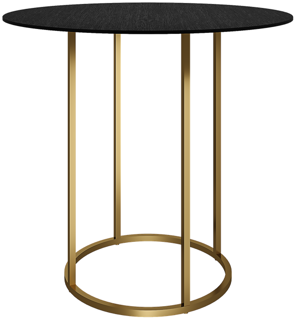 Gold Arc Large Round Bar Table