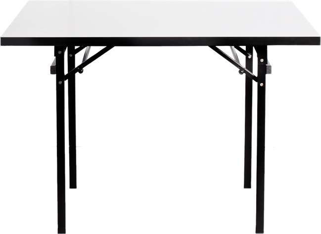 Banquet Table - White - 110 x 110cm Sq