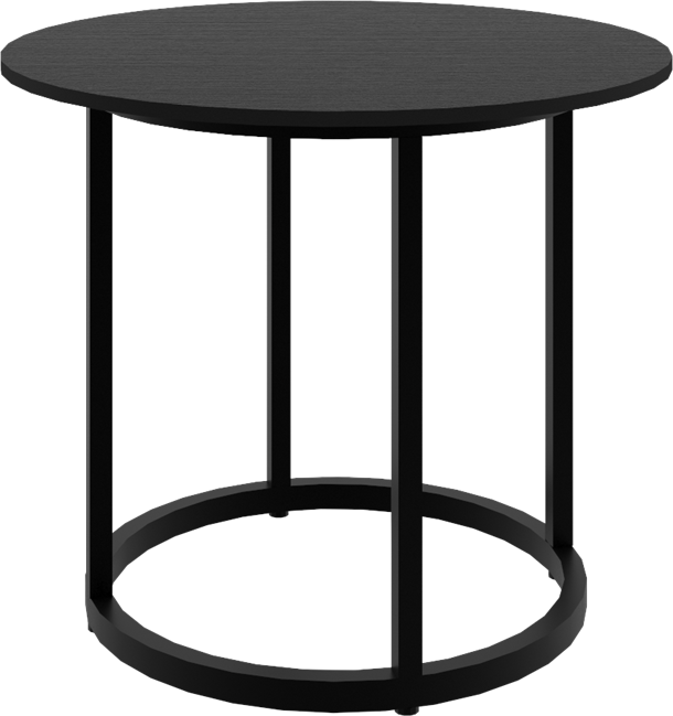 Black Arc Side Table