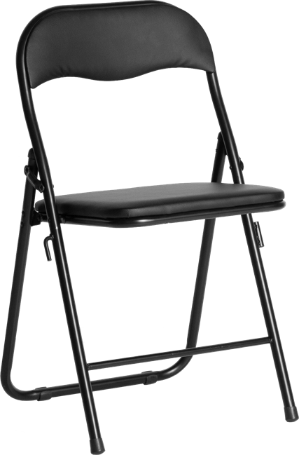 Black Padded Chair