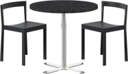 Baxter Cafe Table Package - 2 Chairs