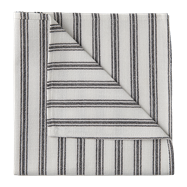 Bistro Stripe Napkin - Ink Black