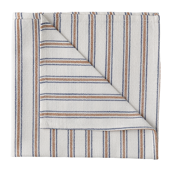 Bistro Stripe Napkin - Clay