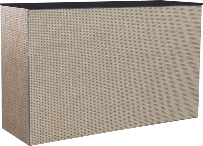 Chameleon Service Bar - Woven Cane