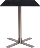 Stainless Plus Cafe Table - 60cm Sq
