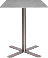 Stainless Plus Cafe Table - 60cm Sq