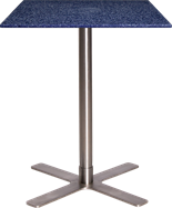 Stainless Plus Cafe Table - 60cm Sq