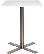 Stainless Plus Cafe Table - 60cm Sq