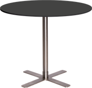 Stainless Plus Cafe Table - 80cm Rd