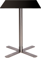 Stainless Plus Cafe Table - 60cm Sq