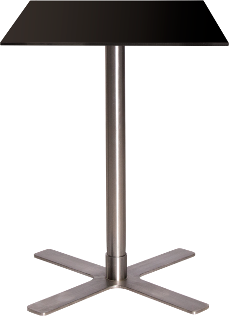 Stainless Plus Cafe Table - 60cm Sq