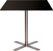 Stainless Plus Cafe Table - 80cm Sq