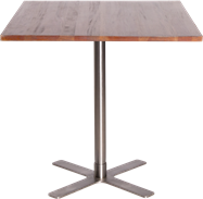 Stainless Plus Cafe Table - 80cm Sq