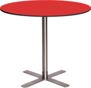 Stainless Plus Cafe Table - 80cm Rd