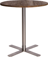 Stainless Plus Cafe Table - 60cm Rd