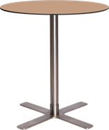 Stainless Plus Cafe Table - 60cm Rd