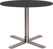 Stainless Plus Side Table Round