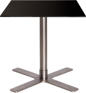 Stainless Plus Side Table Square
