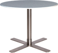 Stainless Plus Side Table Round