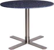 Stainless Plus Side Table Round