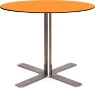 Stainless Plus Side Table Round