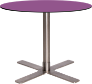 Stainless Plus Side Table Round