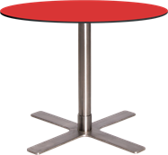 Stainless Plus Side Table Round