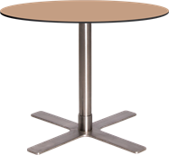 Stainless Plus Side Table Round