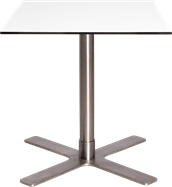 Stainless Plus Side Table Square