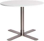 Stainless Plus Side Table Round