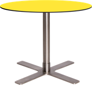 Stainless Plus Side Table Round