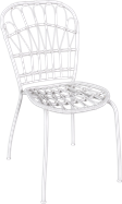 Fleur Chair White