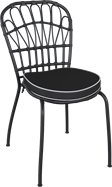 Fleur Chair Black