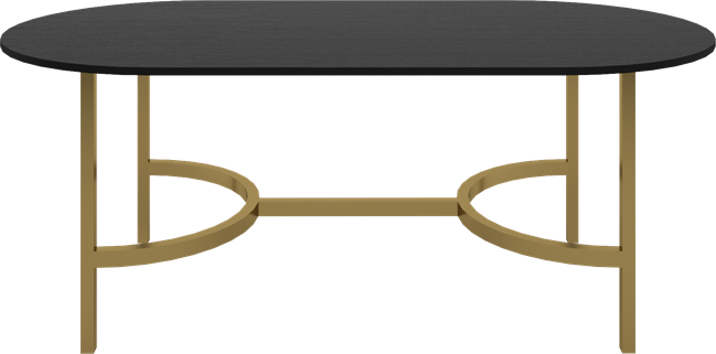 Gold Arc Coffee Table