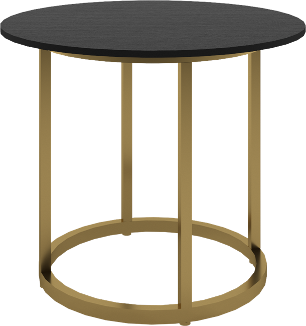 Gold Arc Side Table