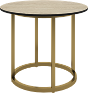 Gold Arc Side Table
