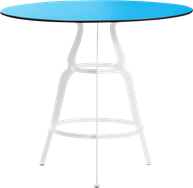 White Gondola Cafe Table