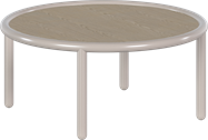 Fog Grey Helix Coffee Table