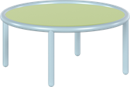 Ice Blue Helix Coffee Table