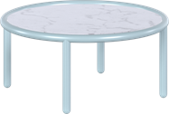 Ice Blue Helix Coffee Table