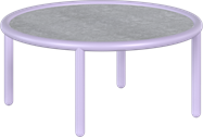 Lavender Helix Coffee Table