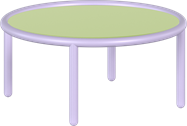 Lavender Helix Coffee Table