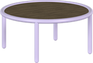 Lavender Helix Coffee Table